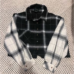 NWOT Cropped Flannel
